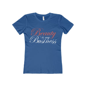 Beauty Is My Business Tee Red Script (Various Colors)
