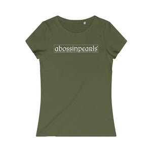 A Boss In Pearls® Signature Tee 100% Organic Cotton Dark Colors